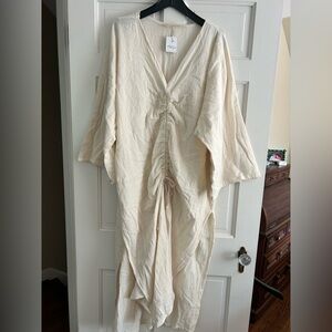 Jen's Pirate Booty Cream Maxi Dress